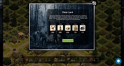 @ Coin Rep. - Started the task of clearing the land. All required materials acquired.