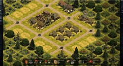 @ Development phase, buying patches using Gold, price @ 0.01 gold per piece of patch. This is customized view of the town under development.