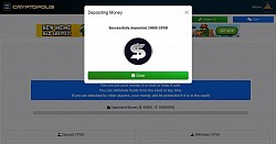 @ Bank - Successful deposit at the bank.