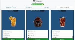 @ Restaurant - These are Desserts and Drinks purchased in order to replenish 